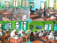Pelaksanaan Ujian Sekolah SMPN 13 Madiun